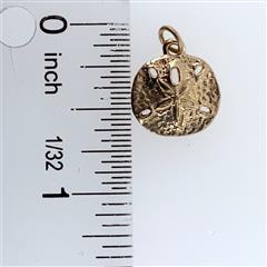 James Avery Sand Dollar 14K Yellow Gold Charm